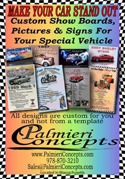 Custom car showboard image