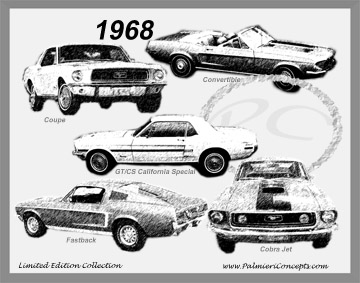 1968 Mustang Image - Classic Car Pictures