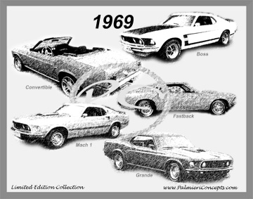 1969 Mustang Image - Classic Car Pictures