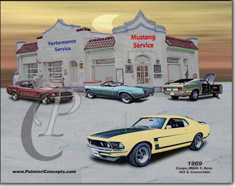 1969 mustang coupe, convertible , boss 302, mach 1  image