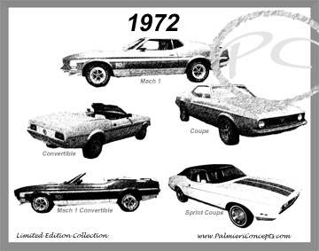 1972 Mustang Image - Classic Car Pictures