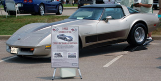 1982 Corvette Collectors edition show board image