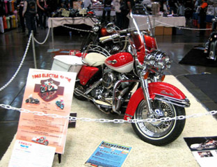 1965 Harley Davidson Electra Glide  display board