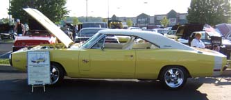 1970 hemi charger RT show board image
