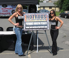 sexy Hot Rod  girls Sign Image