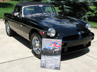 1979 MGB show sign