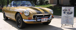 1973 MGB show board Image