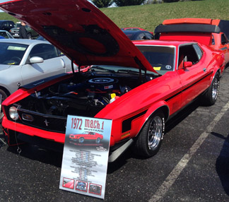 1972 Mach 1 Mustang  billboard