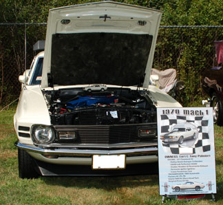 1970 Mach 1 Mustang show board image