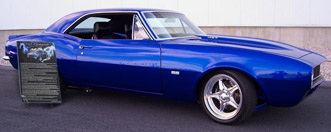 1967 Camaro-Blue Thunder- show board