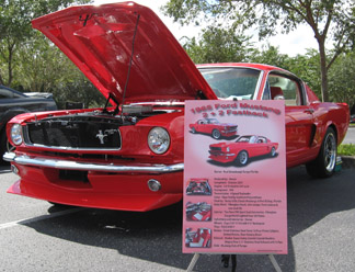 1965 Ford Mustang 2+2 Fastback show board