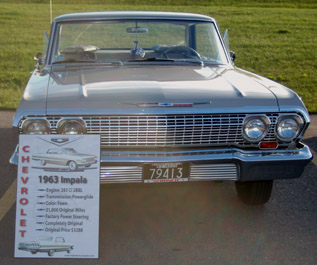1963 Chevrolet Impala show board