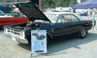 1968 Dodge Dart GTS show board image