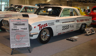 Anderson Brothers Nostalgic Pontiac Racing - 1962 Pontiac Tempest Display board