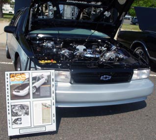 1995 Chevy impala magazine show board