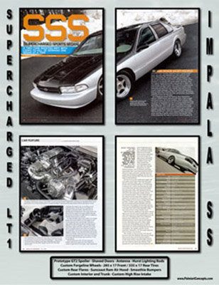 Automotive Award plaque. Custom Magazine Feature plaques