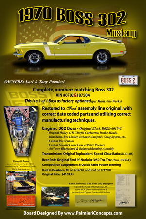 1970 Boss 302 yellow