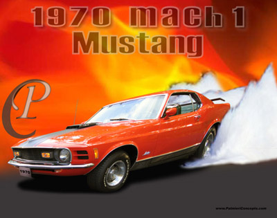 P164-1970-Mustang-Mach1-Burnout-Coral