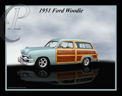 P170-1951-Ford-Woodie-Reflection