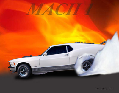 P171-1970-Mustang-Mach1-Burnout