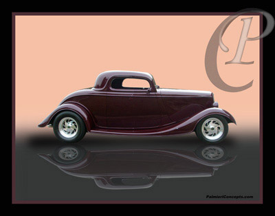 P191-1933-Ford-3-Window-Coupe-Reflection