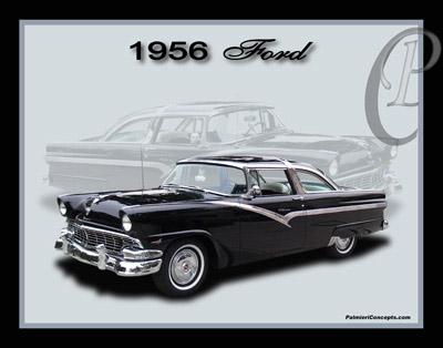 Ford on Copyright Palmieri Concepts   P200 1956 Ford Crown Victoria