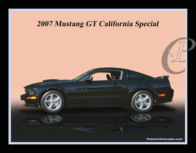 Palmieri Concepts P201 2007 Ford Mustang GT California Special