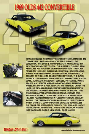 G-1969 OLDS 442 CONVERTIBLE-showboard-FINAL