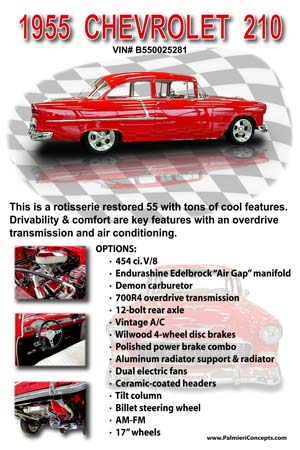 WC5-1955 CHEVROLET 210-poster