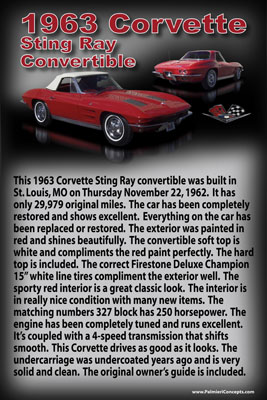 1963 Corvette Convertible-showboard