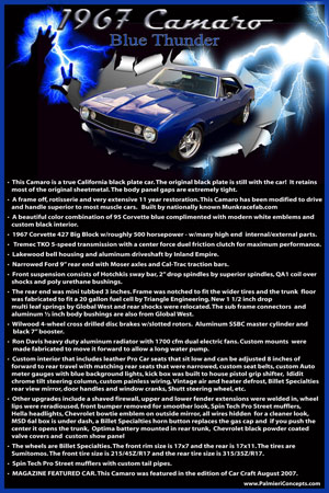 1M-1967 Camaro-Blue-showboard