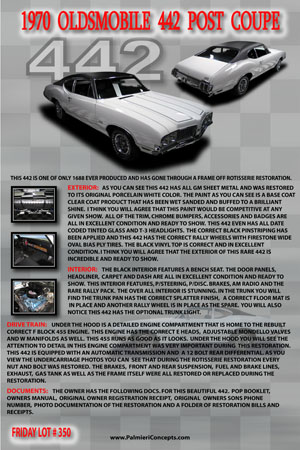 BJ08-1970 OLDSMOBILE 442 POST COUPE-poster