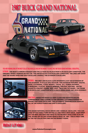 BJ23-1987 BUICK GRAND NATIONAL-story board