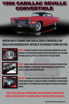 FMBJ-18 - 1966 Cadillac Convertible-Poster