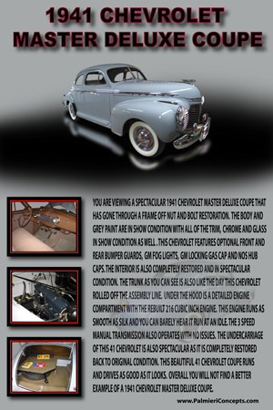 BH05-1941 CHEVROLET MASTER DELUXE COUPE-16x24-Poster-FINAL