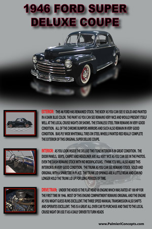 BH06-1946 FORD SUPER DELUXE COUPE -16x24-Poster-FINAL