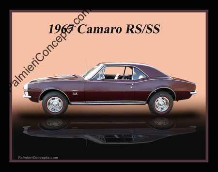 1967-Camaro-RS SS-Reflection