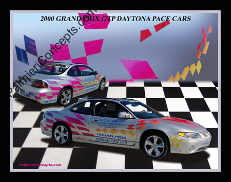 a-2000 Pontiac Grand prix Pace car checkered floor