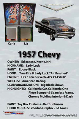 example Z10 -1957 Chevy-showboard