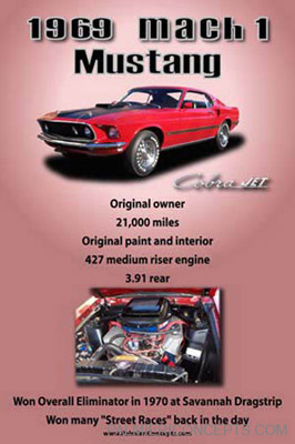 example Z27 - 1969 mach 1 Mustang - showboard
