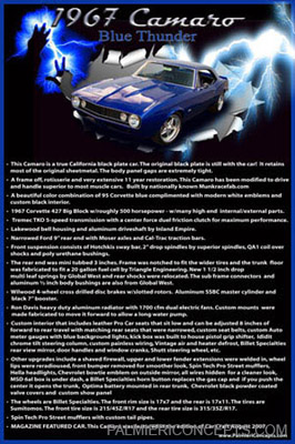 example Z48 -1967 camaro Blue Thunder