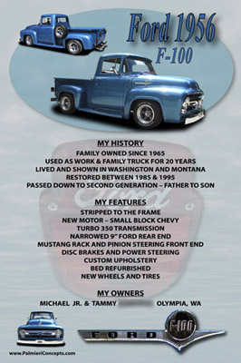 example Z80-Ford-1956-F100-pickup-show-board