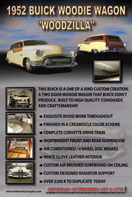 1a-example 138- 1952 Buick Woodie wagon-Woodzilla-Poster