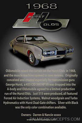 a-example 124 - 1968 Hurst Olds - showboard