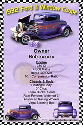1932 Ford auto story board image