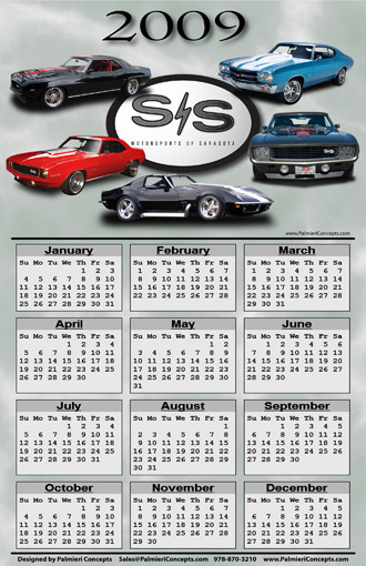 custom automotive calendar image