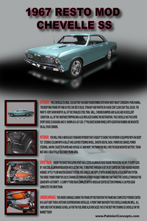 BH32-1967 RESTO MOD CHEVELLE SS-16x24-Poster-FINAL